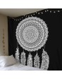 New Shine Classical Black And White Cloth tapestry,multi-function Tapestry 146*146cm, Table cloth, Wall cloth, Wearable Beach Blanket