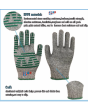 New Shine HPPE Food grade EN388 level 5 cut resistant gloves for kitchen