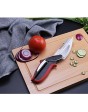 New Shine Clever Cutter 6 in 1 Kitchen Knife Stainless Steel Food Scissors with Cutting Board Built-in Slicer for Vegetables Fruits Chopper