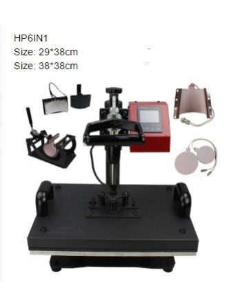 New Shine Hobby Heat Press Machine HP6 in1 Detail Speciation
