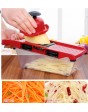 New Shine Vegetable Chopper Cutter ABS Kitchen Multifunctional Vegetable Cutter Red tools