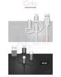 New Shine  Apple official certification 2.4A  3 in 1 Data Transmission+ Charge(Linghtning+Micro USB+Type-C Cable