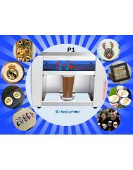 New Shine 3D Food Printer ( Coffee latte Art , Cookies 3d Printing , Nail Art) 3 in 1  3d Printer 