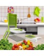 New Shine Vegetable Slicer Dicer  Food Chopper Cuber Cutter, Cheese Grater Multi Blades for Onion Potato Tomato Fruit Extra Peeler Included