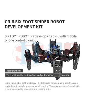 New Shine CR-6 six foot spider robot development kit