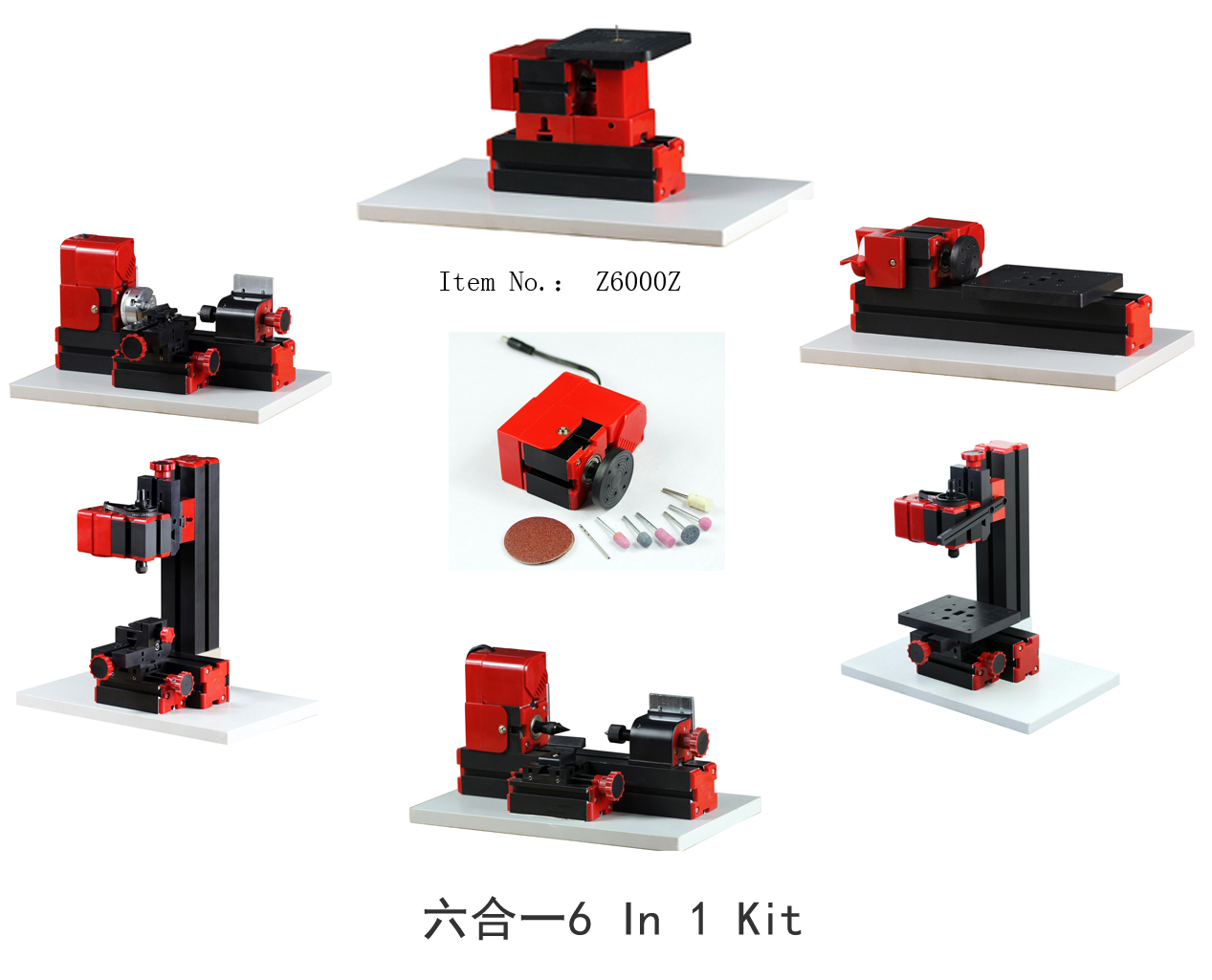 6 In 1 basic mini machine kit in box Z6000Z